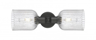 Bridal Veil - 2 Light - 17 inch - Oil Rubbed Bronze - Linear Bath Vanity Light (3442|900-2W-OB-G559-5SDY)