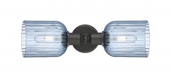 Bridal Veil - 2 Light - 17 inch - Oil Rubbed Bronze - Linear Bath Vanity Light (3442|900-2W-OB-G559-5BL)