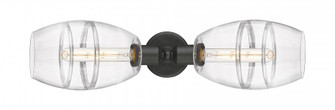 Vaz - 2 Light - 24 inch - Oil Rubbed Bronze - Linear Bath Vanity Light (3442|900-2W-OB-G557-6CL)