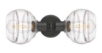Rochester - 2 Light - 15 inch - Oil Rubbed Bronze - Linear Bath Vanity Light (3442|900-2W-OB-G556-6CL)