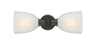 Brookfield - 2 Light - 18 inch - Oil Rubbed Bronze - Linear Bath Vanity Light (3442|900-2W-OB-G441)