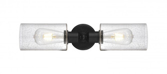 Clymer - 2 Light - 17 inch - Matte Black - Linear Bath Vanity Light (3442|900-2W-BK-G804)