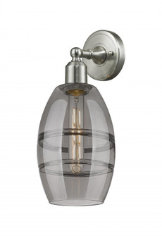 Vaz - 1 Light - 6 inch - Brushed Satin Nickel - Sconce (3442|900-1W-SN-G557-6SM)