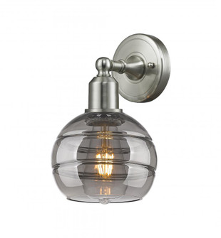 Rochester - 1 Light - 6 inch - Brushed Satin Nickel - Sconce (3442|900-1W-SN-G556-6SM)