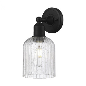 Bridal Veil - 1 Light - 5 inch - Matte Black - Sconce (3442|900-1W-BK-G559-5SDY)