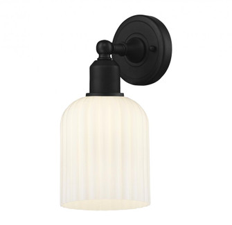 Bridal Veil - 1 Light - 5 inch - Matte Black - Sconce (3442|900-1W-BK-G559-5GWH)