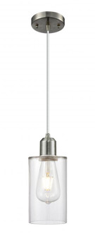 Clymer - 1 Light - 4 inch - Brushed Satin Nickel - Cord hung - Mini Pendant (3442|900-1P-SN-G802)