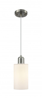Clymer - 1 Light - 4 inch - Brushed Satin Nickel - Cord hung - Mini Pendant (3442|900-1P-SN-G801)