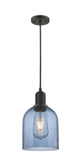 Bella - 1 Light - 6 inch - Oil Rubbed Bronze - Cord hung - Mini Pendant (3442|900-1P-OB-G558-6BL)