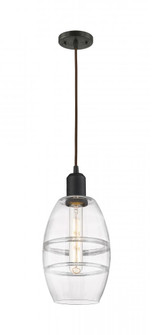 Vaz - 1 Light - 6 inch - Oil Rubbed Bronze - Cord hung - Mini Pendant (3442|900-1P-OB-G557-6CL)