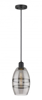 Vaz - 1 Light - 6 inch - Matte Black - Cord hung - Mini Pendant (3442|900-1P-BK-G557-6SM)