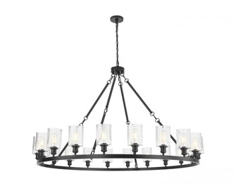 Hadley - 20 Light - 63 inch - Matte Black - Chain Hung - Chandelier (3442|860-BK-G342)