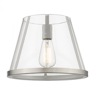 Lux - 1 Light - 12 inch - Brushed Brass - Chain Hung - Mini Pendant (3442|G384A-12CL)