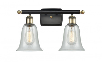 Hanover - 2 Light - 16 inch - Black Antique Brass - Bath Vanity Light (3442|516-2W-BAB-G2812)