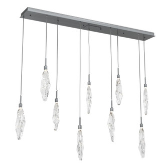 Icefall Linear 9pc Multi-Pendant (1289|PLB0107-09-GM-C-C01-L3-000)
