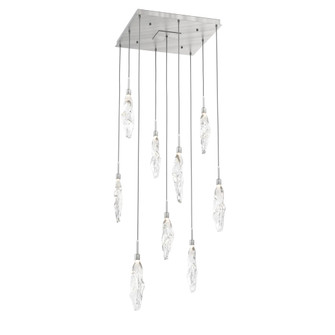 Icefall Square 9pc Multi-Pendant (1289|CHB0107-09-SN-C-C01-L3-000)