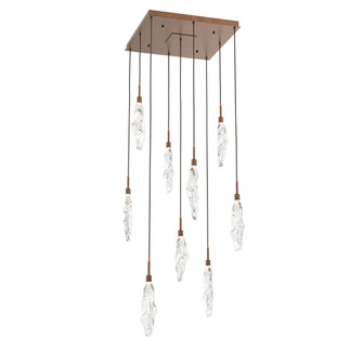 Icefall Square 9pc Multi-Pendant (1289|CHB0107-09-RB-C-C01-L1-000)