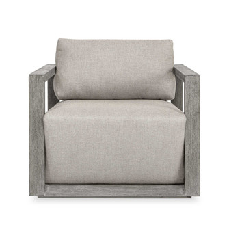 Uttermost Remsen Outdoor Weathered Gray/Dove Lounge Chair (85|53149)