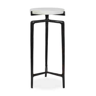 Uttermost Tobias White Marble Slab Drink Table (85|50574)