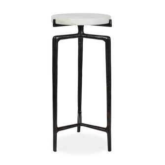 Uttermost Tobias White Marble Slab Drink Table (85|50574)