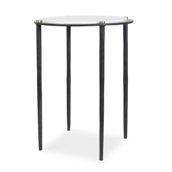 Uttermost Wren Round White Marble Accent Table (85|50344)