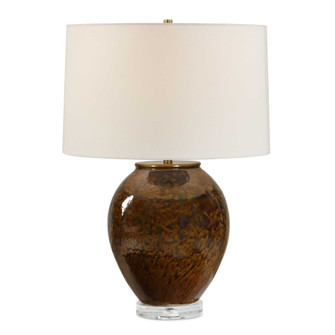 Uttermost Rye Glazed Brown Table Lamp (85|30669-1)