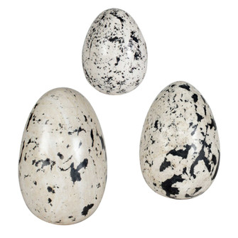 Uttermost Nest Trio Indoor-Outdoor Stone Eggs Set/3 (85|18330)