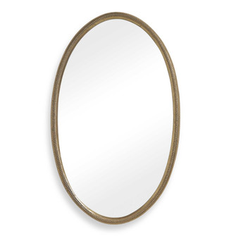 Uttermost Ellis Beaded Brass Oval Mirror (85|08356)