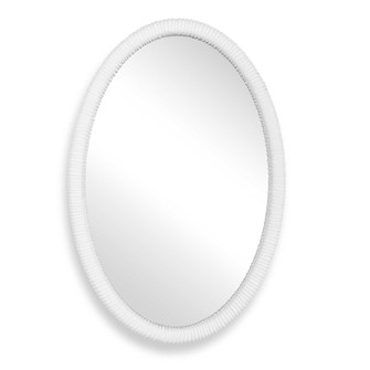 Uttermost Bali White Ribbed Oval Mirror (85|08301)