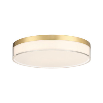 Clarion 11'' 5CCT LED Acrylic Ceiling Light in Brass (128|6-4444-11-BR)