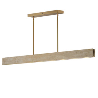 Lintel 59'' LED Linear Stone Pendant (94|E26268-TVNAB)