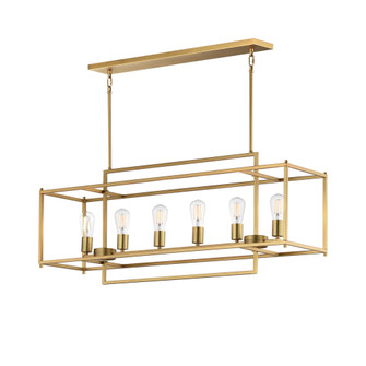 Gridline 6-Light Linear Pendant (19|10416NAB)