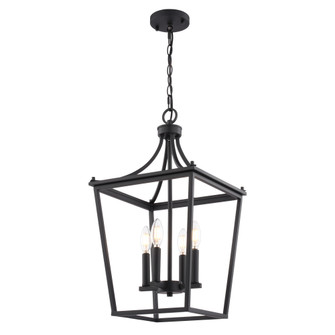 Cottage Grove 4 Light 13-In W Pendant Matte Black (51|P0466)