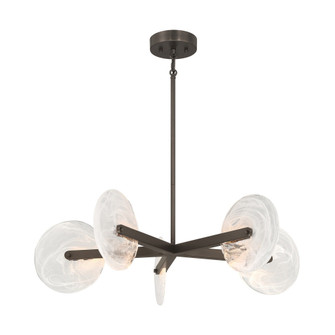 Ainslie 5-Light LED Chandelier in Mediterranean Bronze (8483|1-9305-5-15)