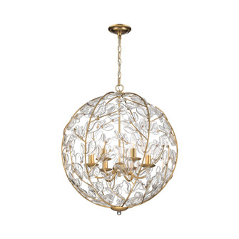 Bridget 21'' Soft Gold Chandelier (205|BGT-335-SG-CL)