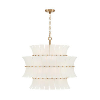 Abigail 28'' Aged Brass Chandelier (205|ABI-2005-AG-WH)