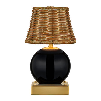 Sally 1-Light Rechargable Table Lamp in Black (128|11-CD23RC-BK)
