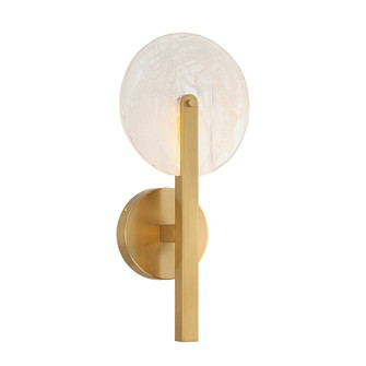 Ainslie 1-Light LED Sconce in Warm Brass (128|9-9308-1-322)