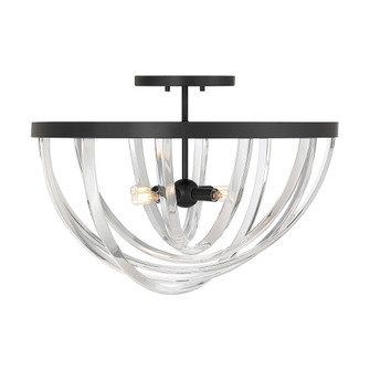 Jennings 4-Light Semi-Flush in Matte Black (128|6-1777-4-89)