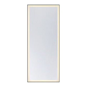 Paulding LED Rectangle Frontlit Mirror with Black Frame (128|2-1239-30X72)