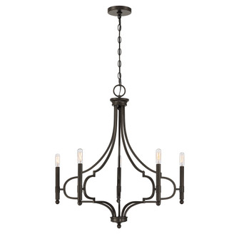 Woodlawn 5-Light Chandelier in Mediterranean Bronze (128|1-5999-5-15)