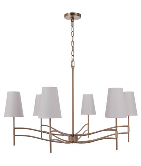 Astor 6 Light Chandelier in Satin Brass (20|61926-SB)