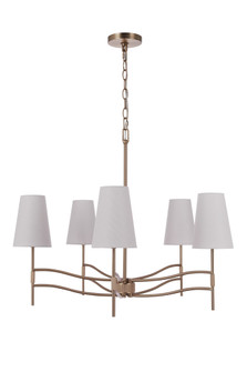 Astor 5 Light Chandelier in Satin Brass (20|61925-SB)