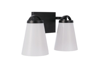Zane 2 Light Vanity in Flat Black (20|20714FB2)