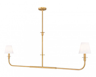 2 Light Linear Chandelier (276|3049-60L-RB)