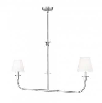 2 Light Linear Chandelier (276|3049-42L-BN)
