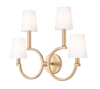 4 Light Wall Sconce (276|2016-4S-MGLD)