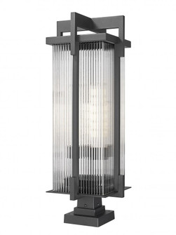 3 Light Outdoor Pier Mounted Fixture (276|5031PHXLS-SQPM-BK)
