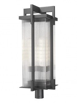 3 Light Outdoor Post Mount Fixture (276|5031PHXLR-BK)