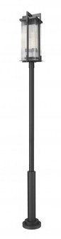 3 Light Outdoor Post Mounted Fixture (276|5031PHXLR-5010P-BK)